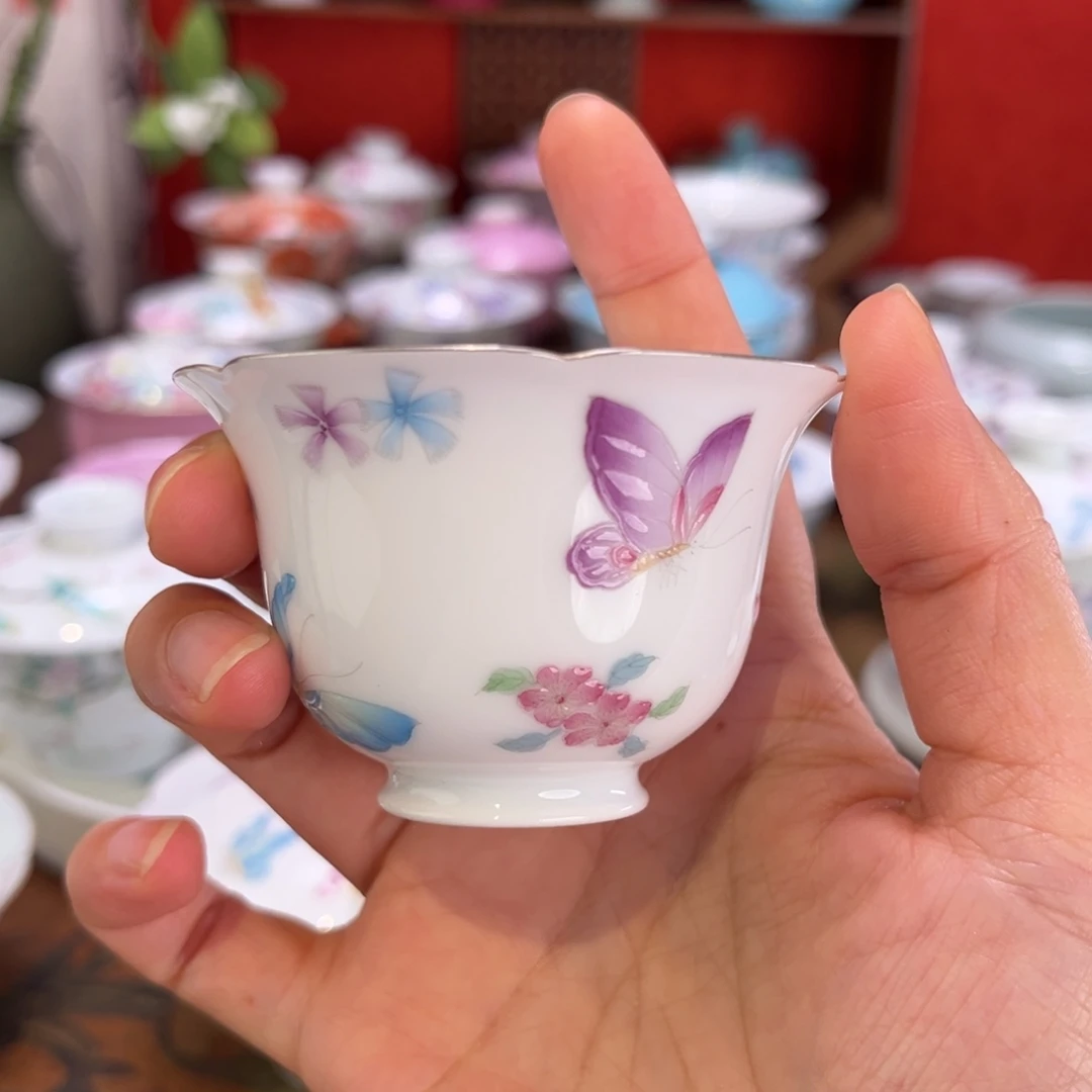 景德镇纯手绘陶瓷茶具