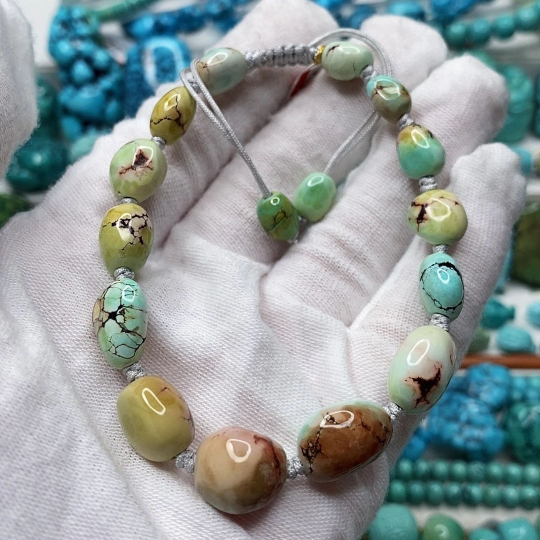 绿松石未镶嵌天然原矿 带武汉地大证书