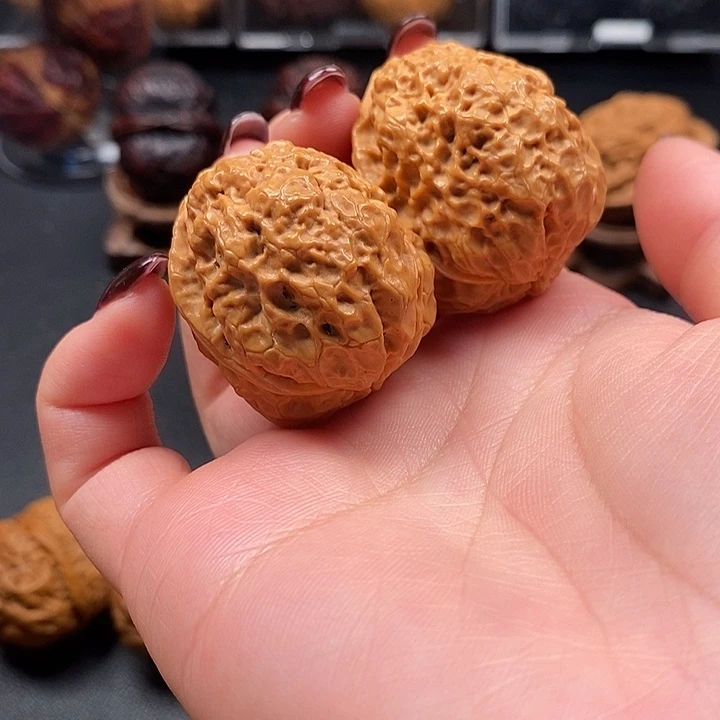 吊坠文玩核桃珊瑚青蛙36