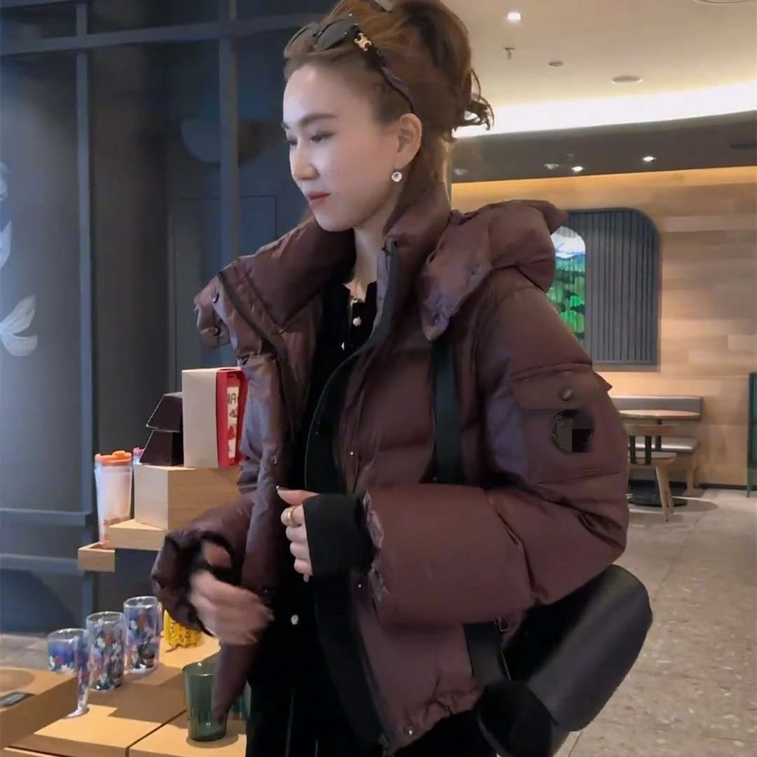 鸭鸭福神【撤柜】今年流行白鸭绒羽绒服女冬季新款韩版宽松小个子