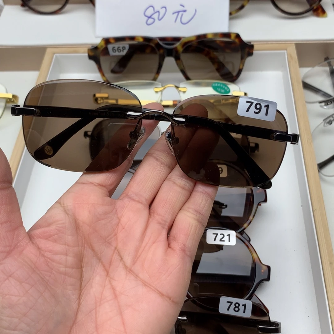 分体款无框眼镜791