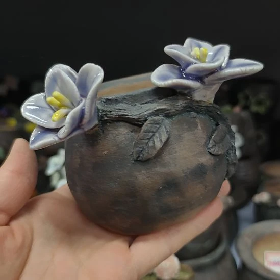 景德镇手工高温陶瓷：内5口高7