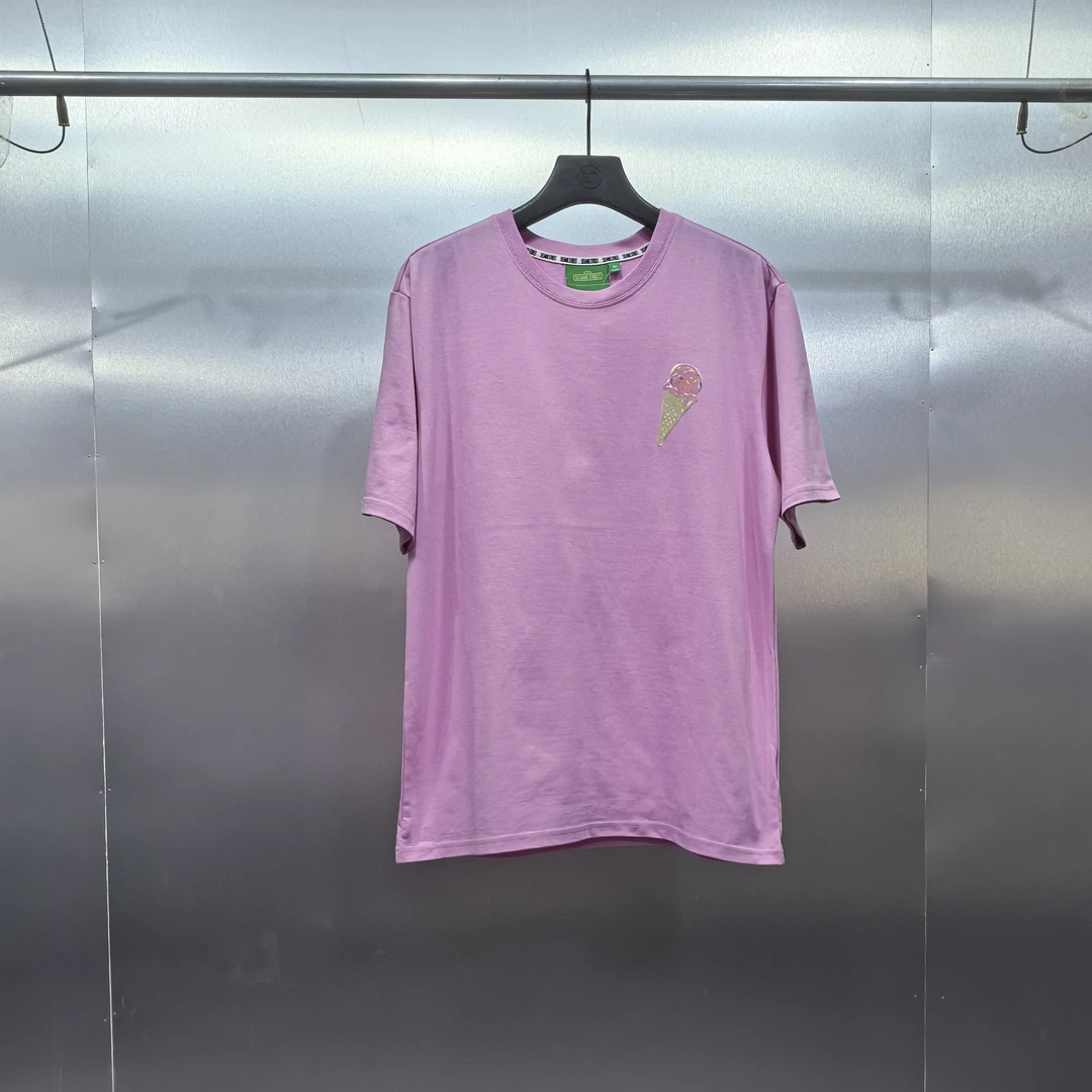 C05-61304-SES夏款背面芝麻街印花宽松百搭圆领T恤