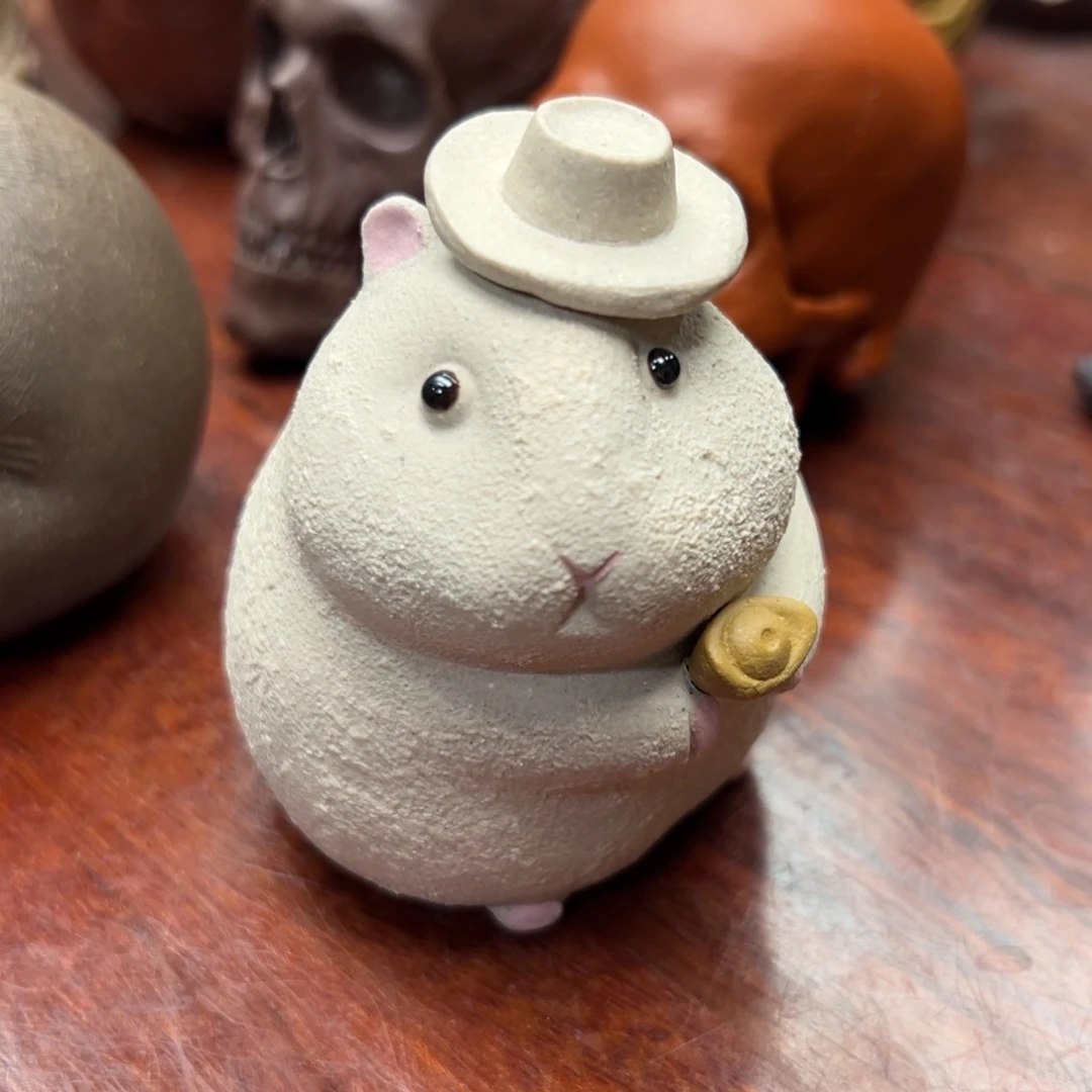 紫砂茶宠鼠来宝紫砂紫砂紫砂