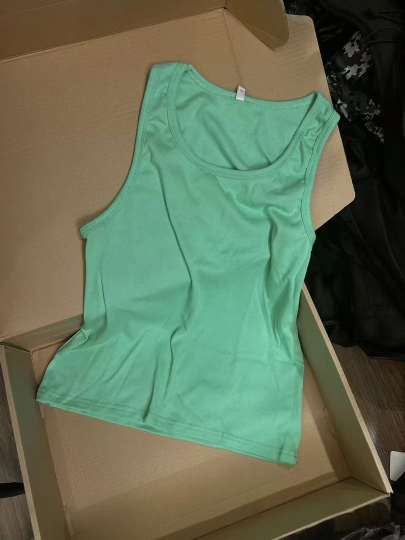 30217-男士夏季弹力运动休闲打底无袖背心-D