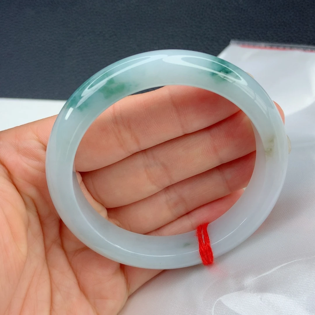 未镶嵌手镯翡翠55圈