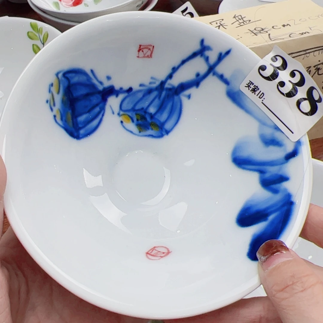 景德镇陶瓷手工手绘制作