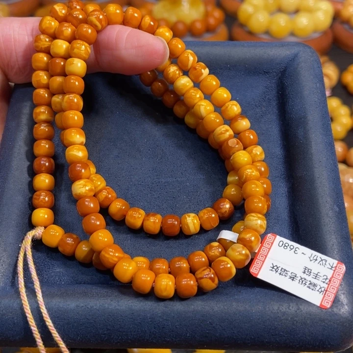 蜜蜡手链未镶嵌蜜蜡