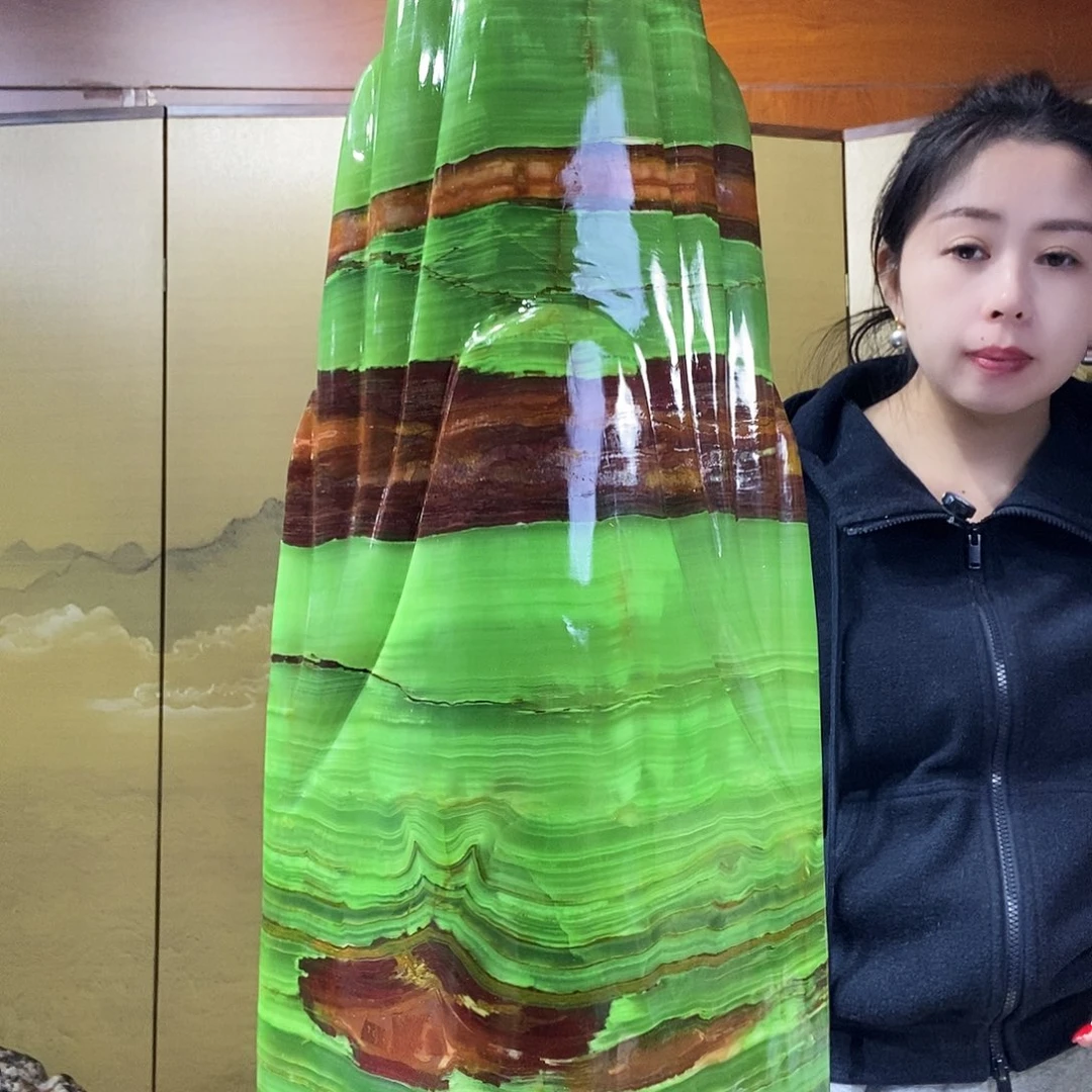 石材山水画作品摆件