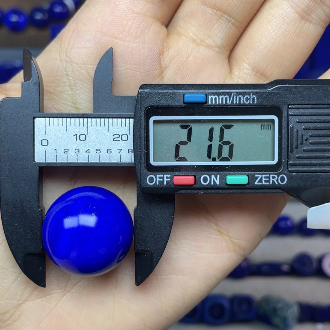 青金石未镶嵌21mm单珠oﾟ***