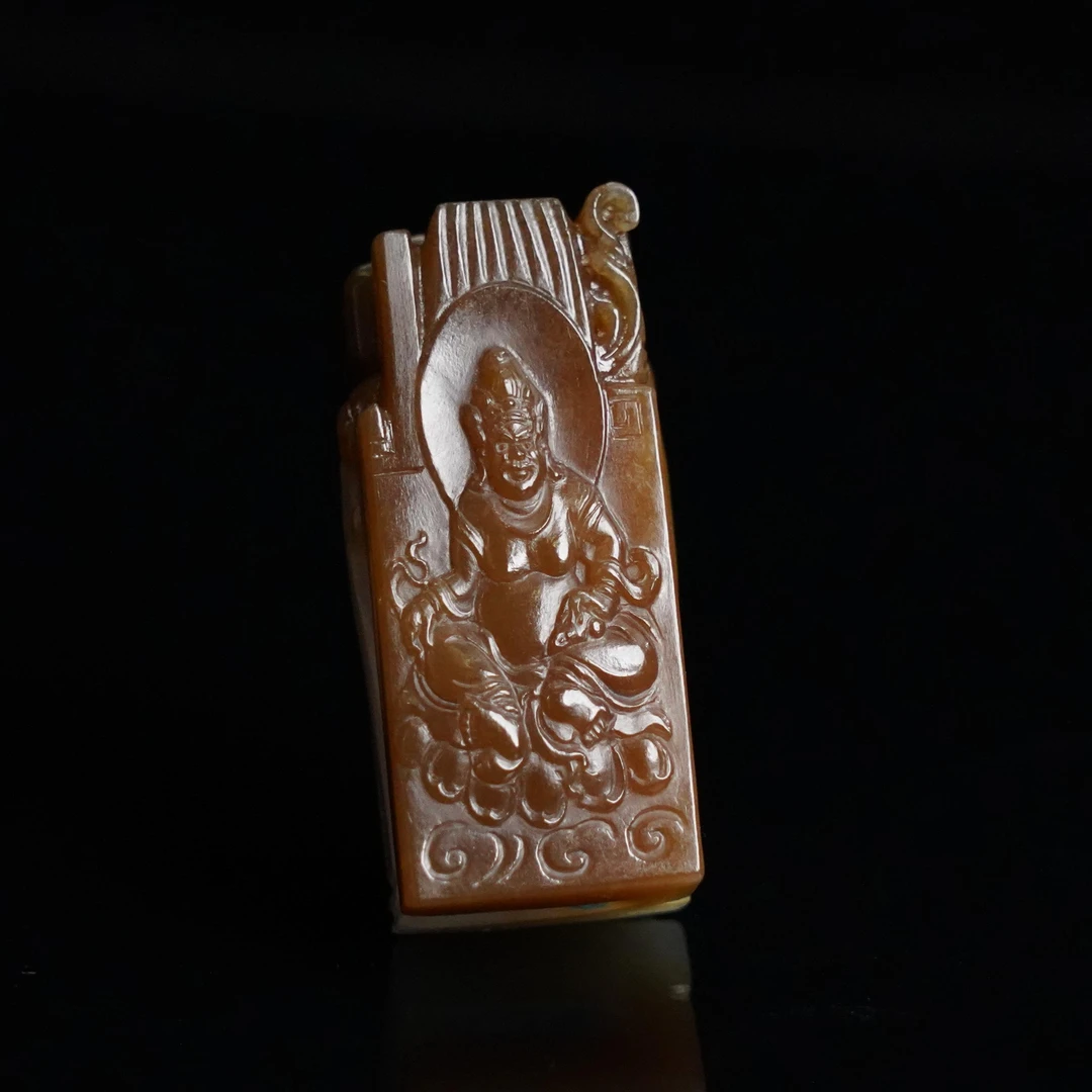 LOT24时晓印 糖白巧雕黄财神YDJ250925133