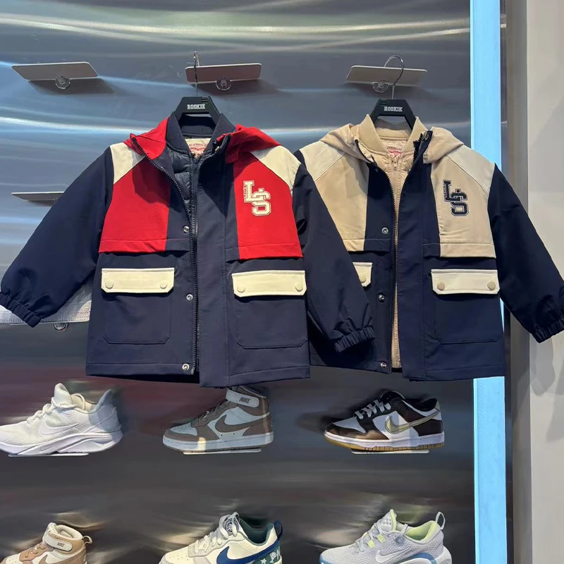 【官方旗舰】Levi's李维斯童装春秋冬三合一冲锋衣羽绒服两件套P104