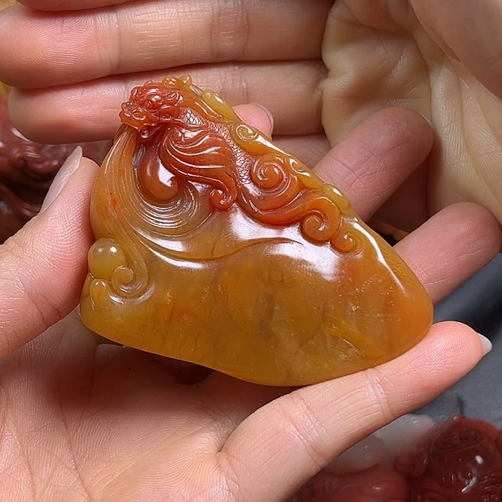 寿山石手把件把件