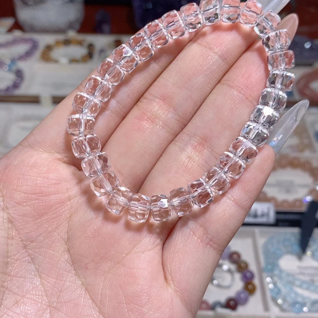 水晶手串未镶嵌白水