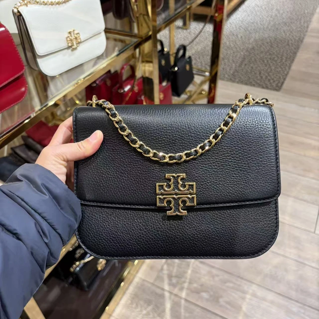 TORY BURCH/汤丽柏琦Britten金砖小号底长22cm单肩斜挎包链条包N
