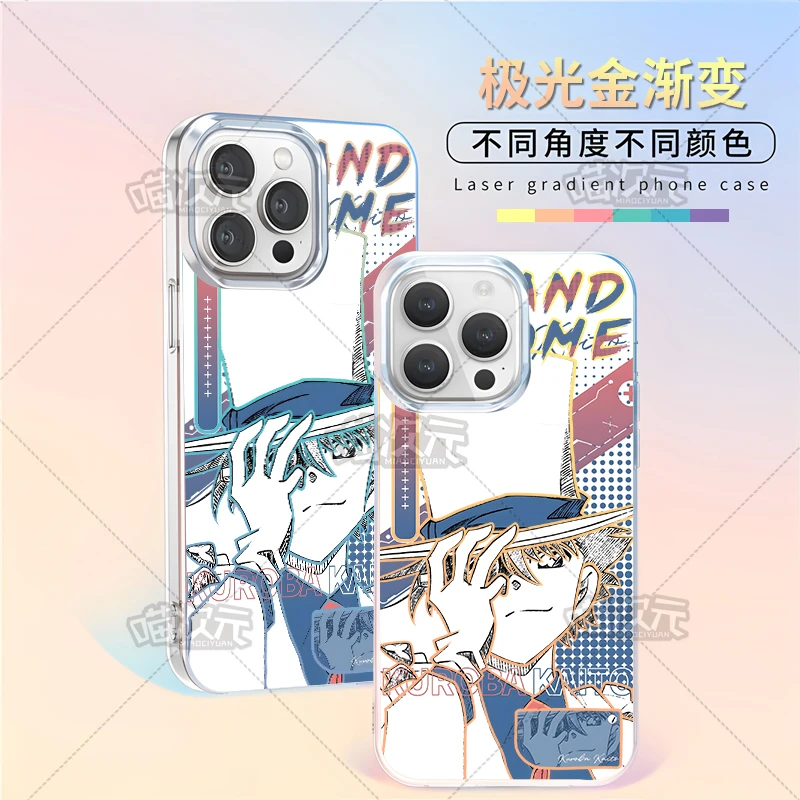 基德适用于苹果华为vivo一加iPhone小米红米一加极光金手机壳