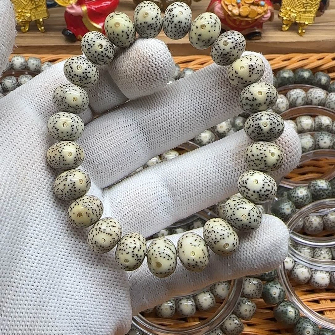 吊坠星月菩提卡12骨瓷白