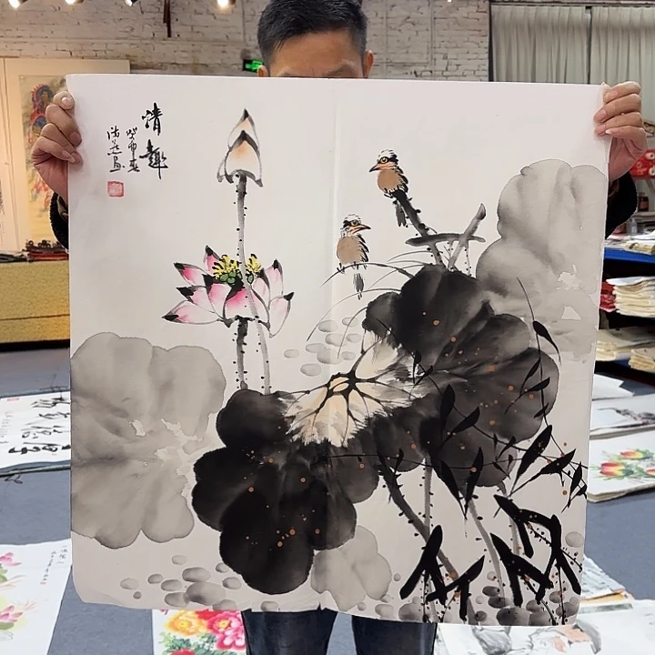 横款国画作品展览等活动