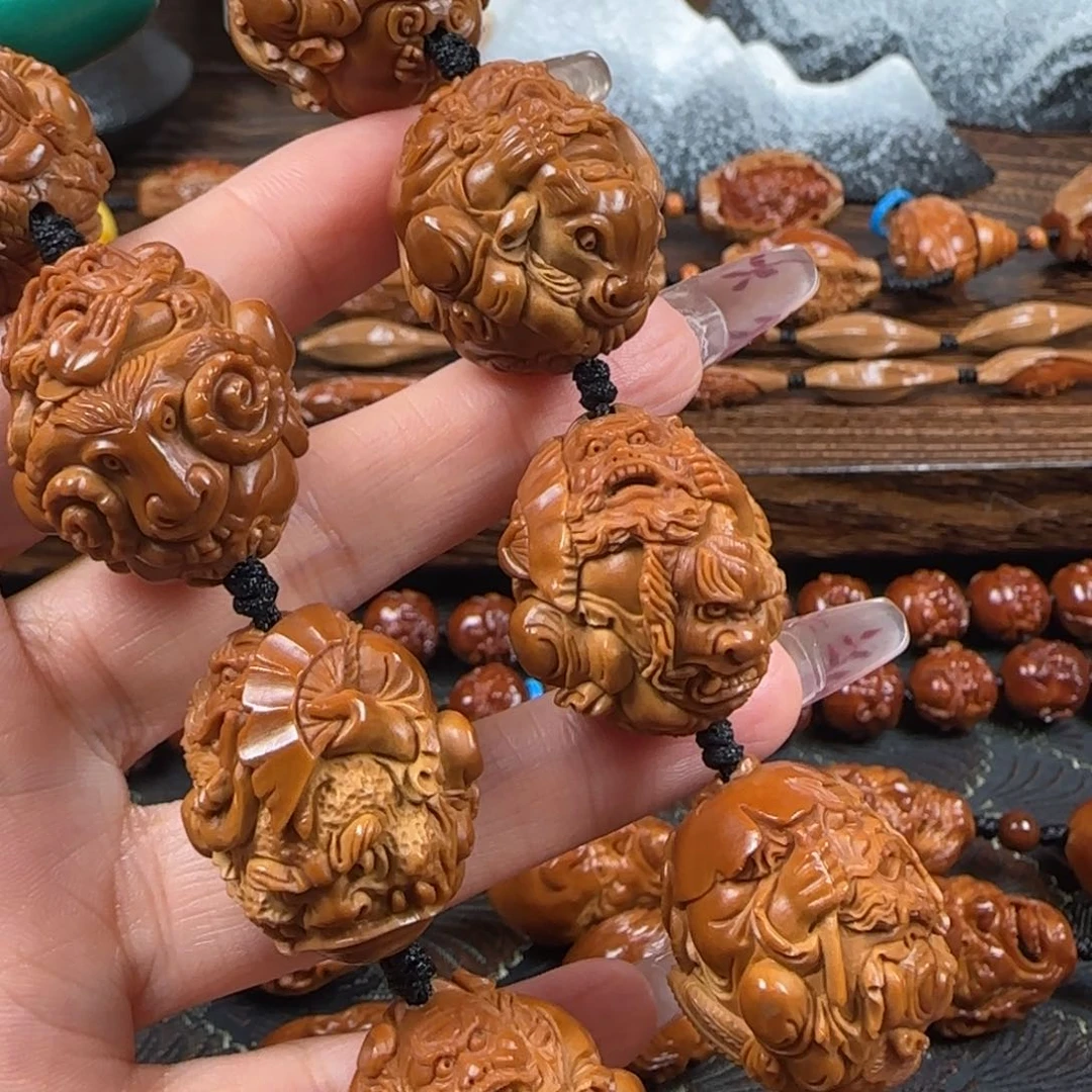 橄榄核手串/手链尺寸24骑兽钟馗