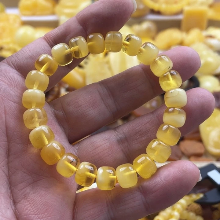 蜜蜡手串未镶嵌手串