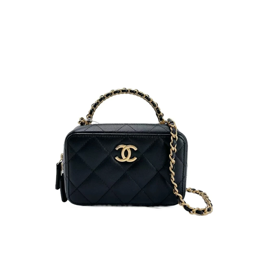99新 Chanel/香奈儿 安洁利严选方形双肩包/BK0155496 双肩包