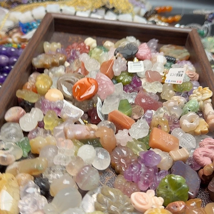 玛瑙/玉髓未镶嵌珠宝半成品2个天然配件吊坠