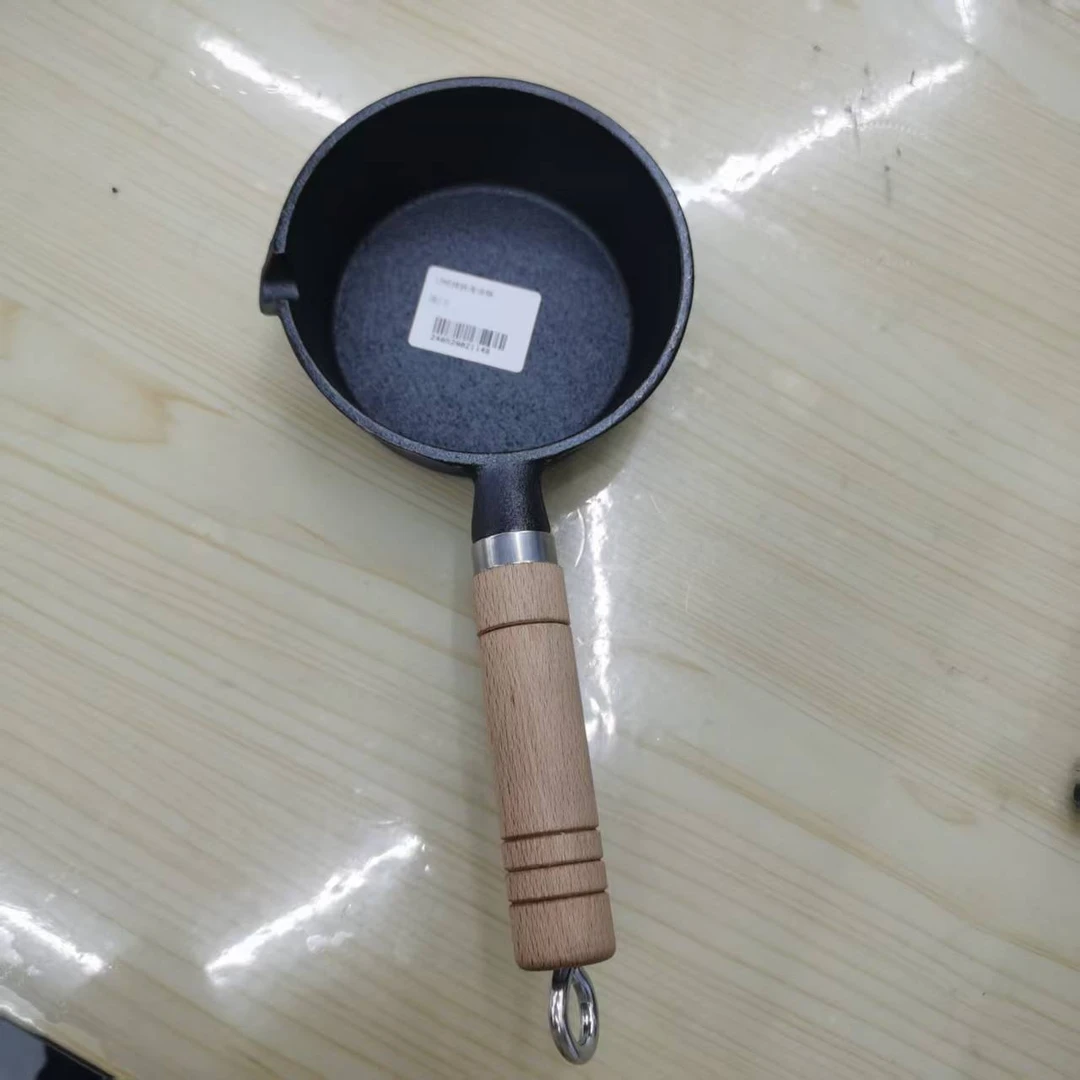 纯铸铁泼油锅小铸铁锅花椒油锅