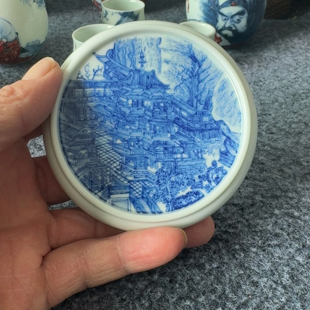 现代景德镇陶瓷手绘茶具