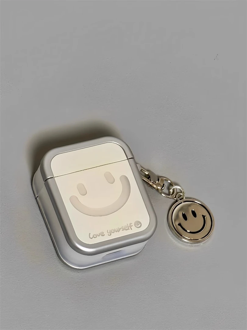 镂空笑脸适用Airpods耳机保护套苹果耳机套pro保护壳蓝牙耳机壳女