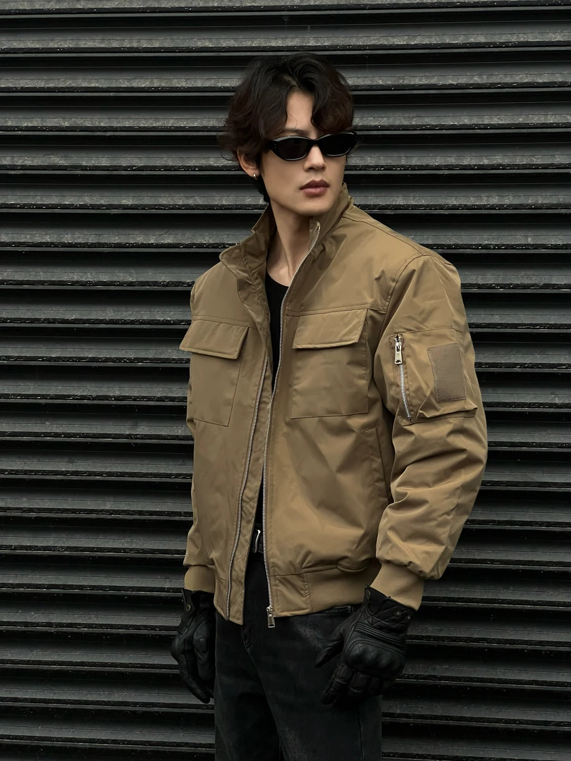 TENG-冬季新款美式三防立领夹克男工装户外加厚保暖上衣外套2290