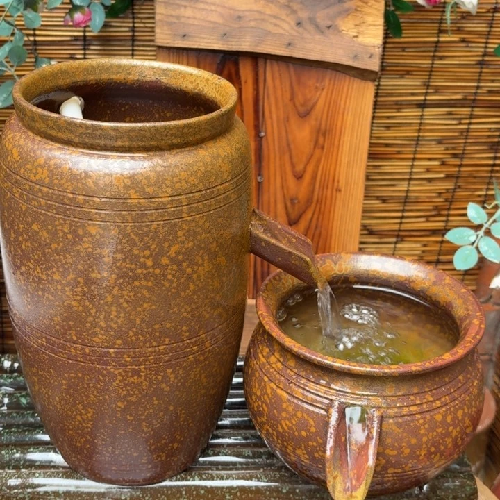 紫砂花盆口径15/32，18/16进水口2厘米