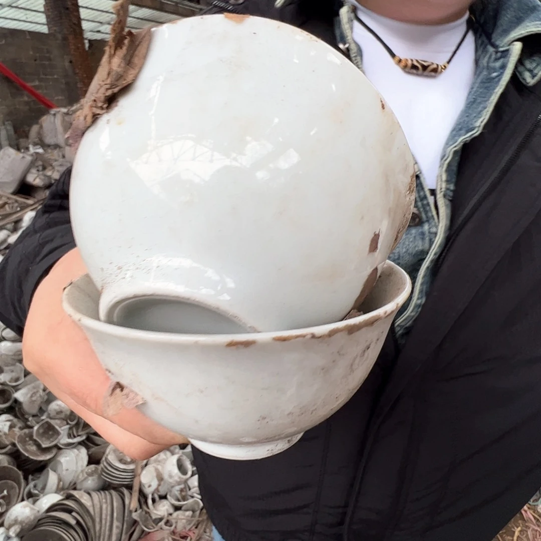 瓷景德镇高温陶瓷4.5寸2个