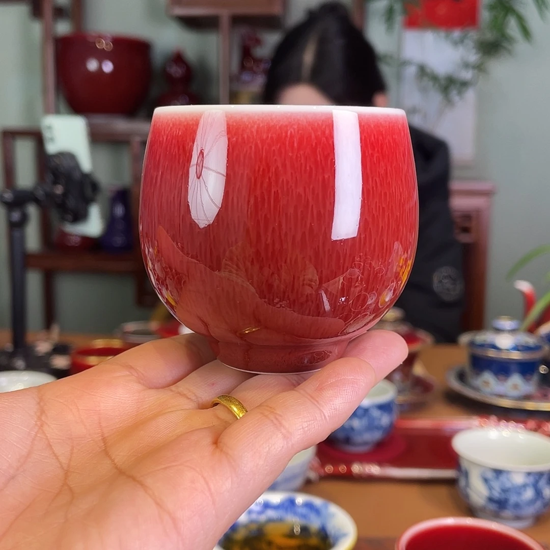 清欢雅玩原矿郎红福利杯