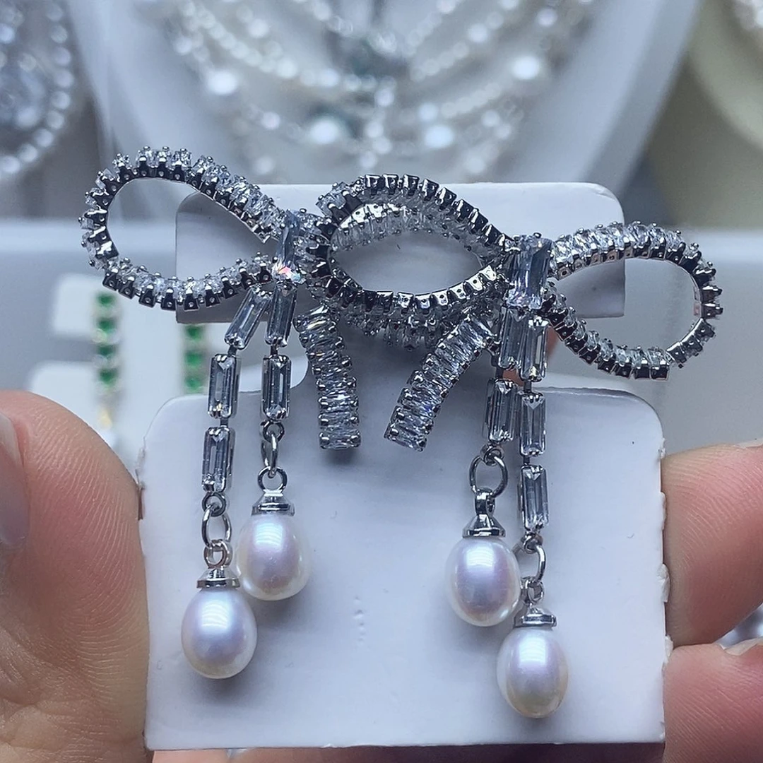 未镶嵌耳钉淡水珍珠