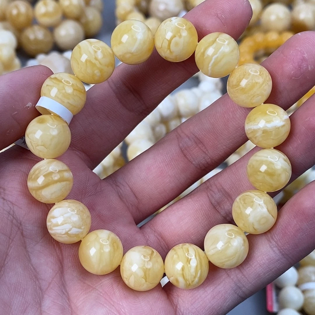 琥珀未镶嵌珠宝奇石12mm➕ 19.8g