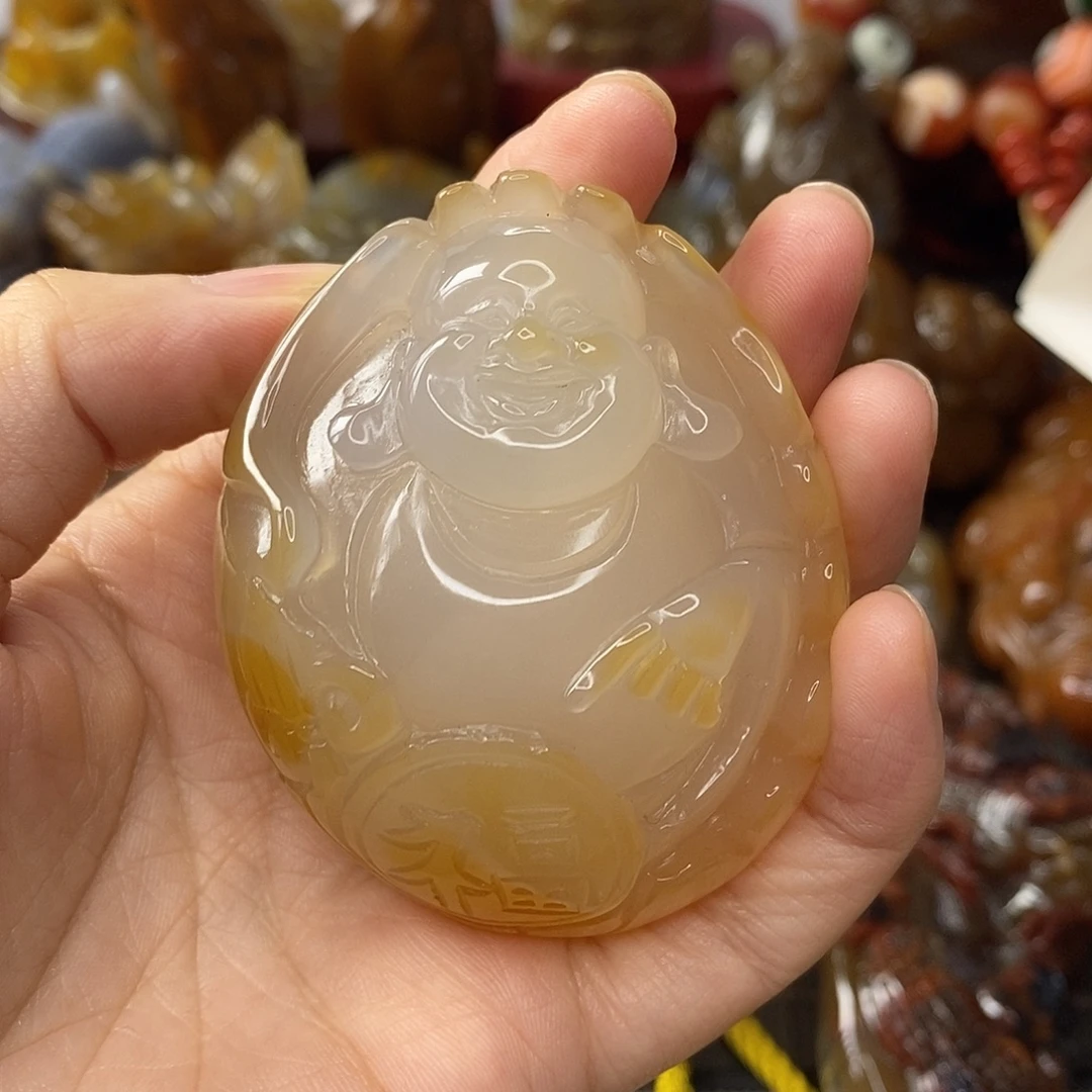 成***厂未镶嵌手把件玛瑙/玉髓