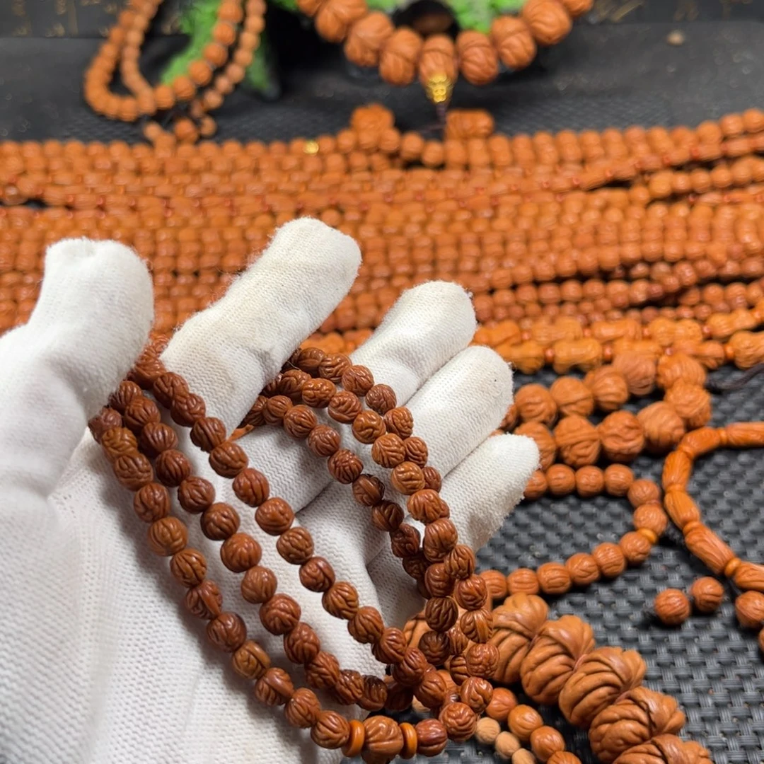 A***n手串桃核W6号链接脖挂