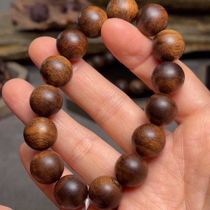 手串沉香越南芽庄白棋瘤疤1.4