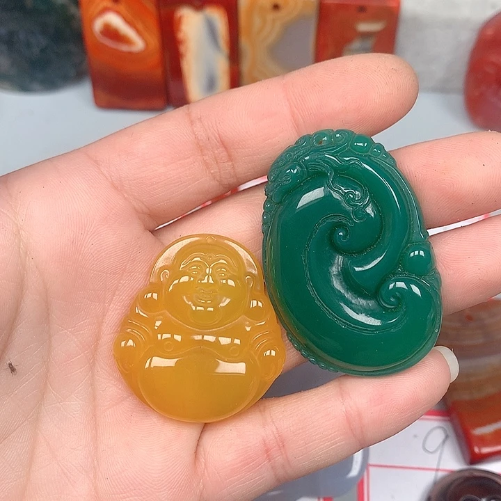 用***3玛瑙/玉髓颈饰未镶嵌