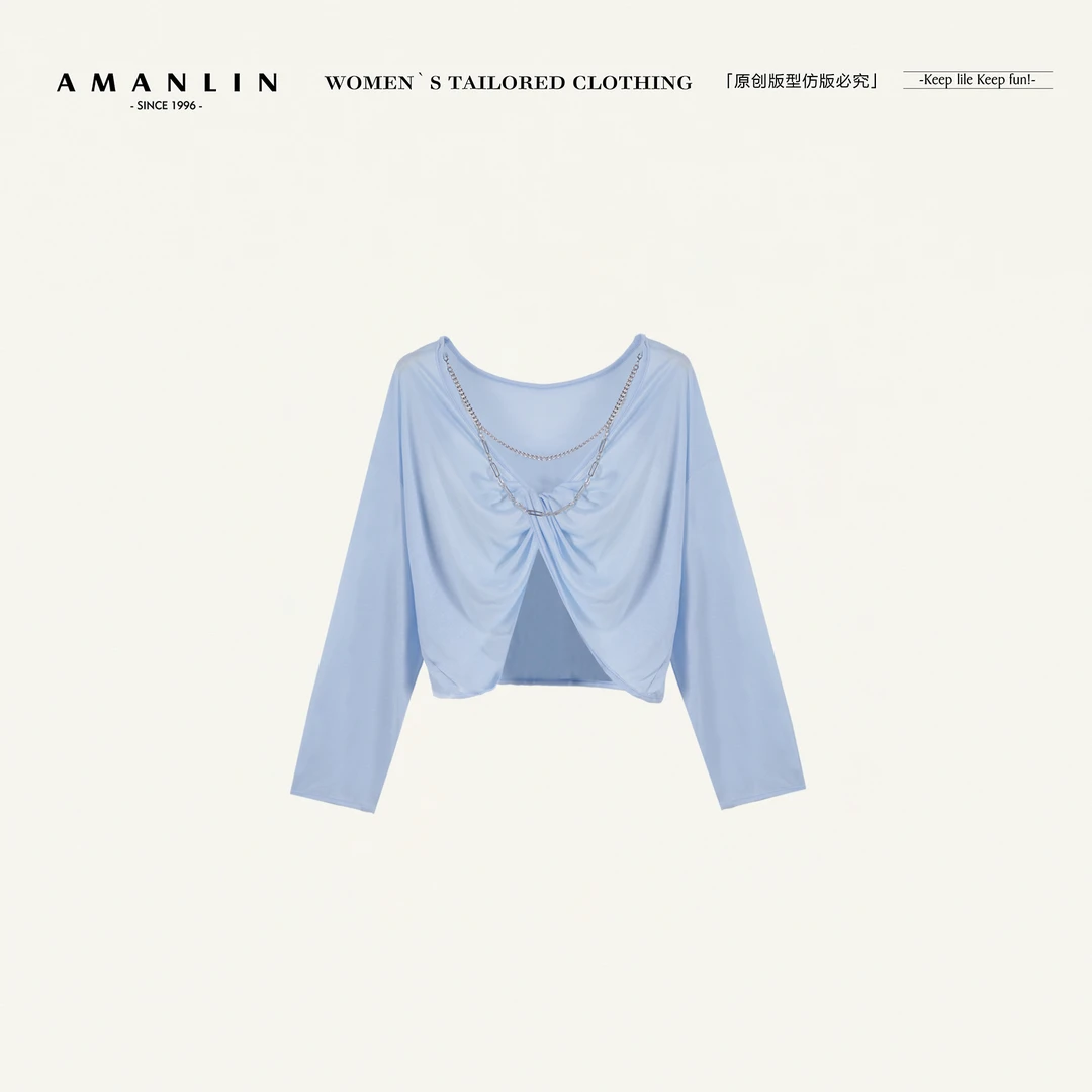 AMANLIN/阿谩琳欧若风上衣Y598357