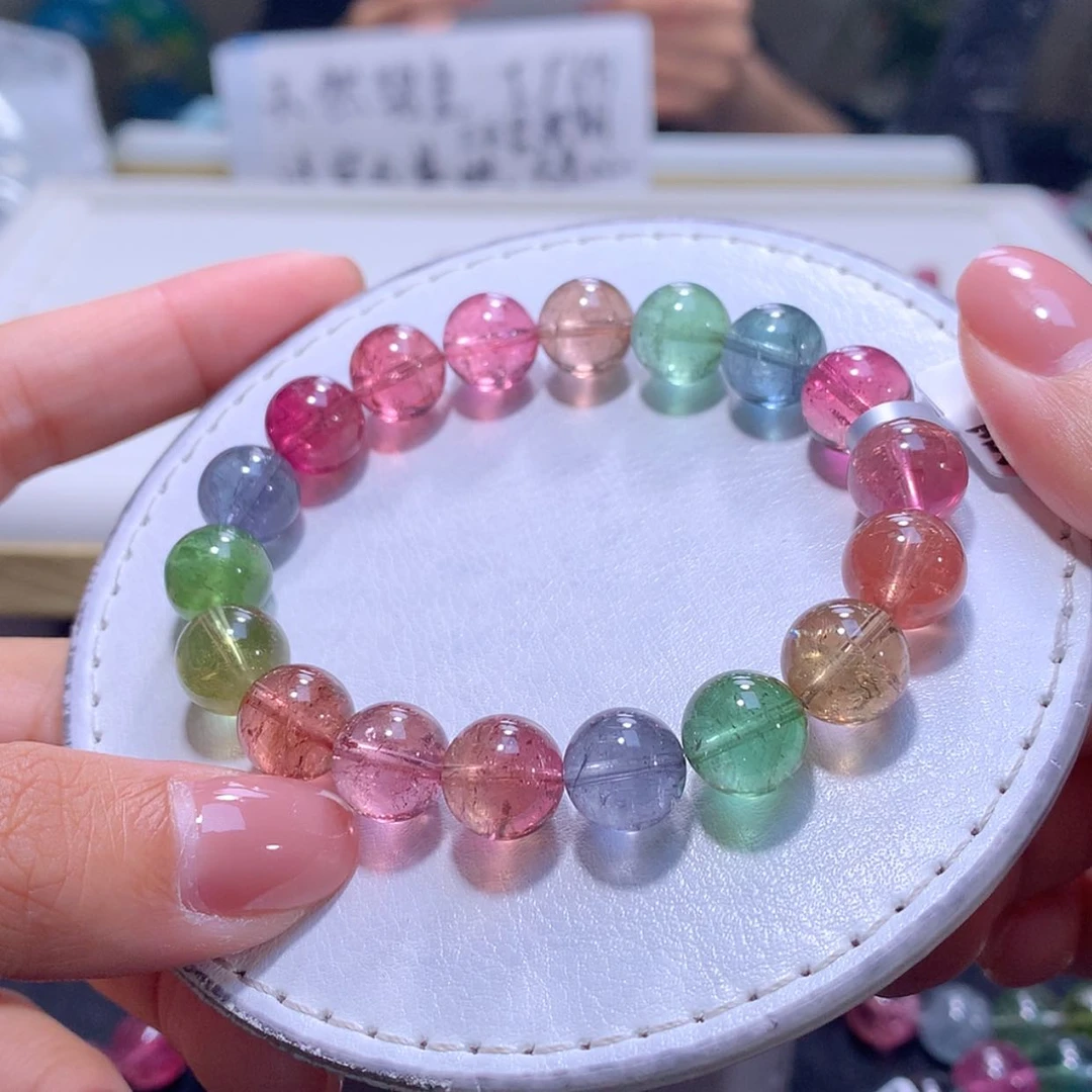 【闪购商品】未镶嵌手串碧玺10m