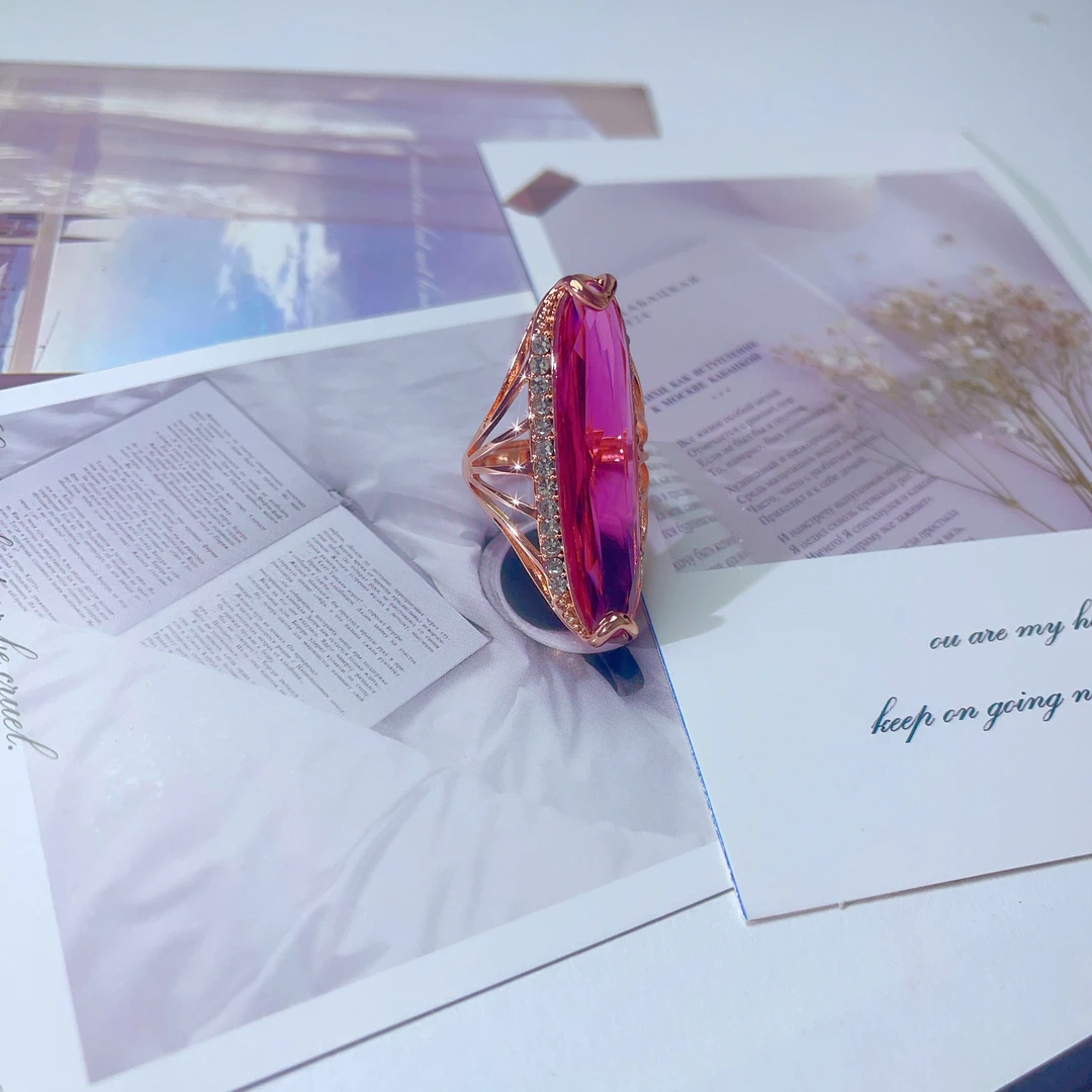 铜合金戒指 281新款戒指爆款白搭时尚金色铜合金