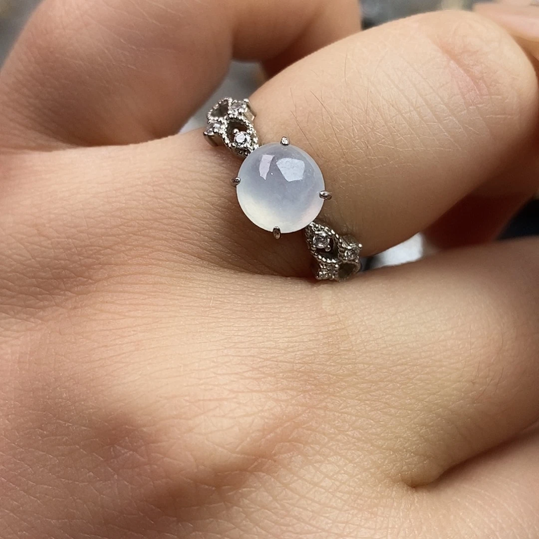 翡翠未镶嵌戒指翡翠