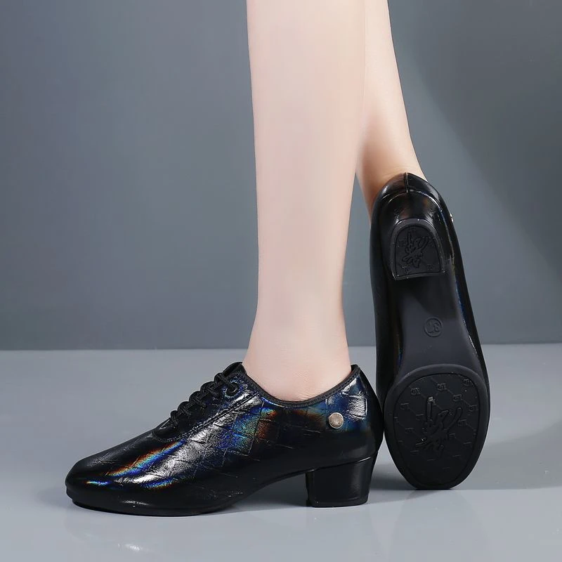 海云丹斯①L2组合四季软底广场水兵教师摩登交谊双人女成人跳舞鞋