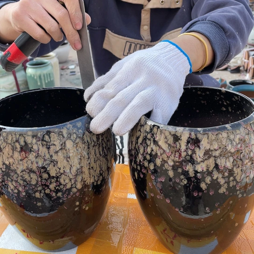 红陶宜兴紫砂花盆