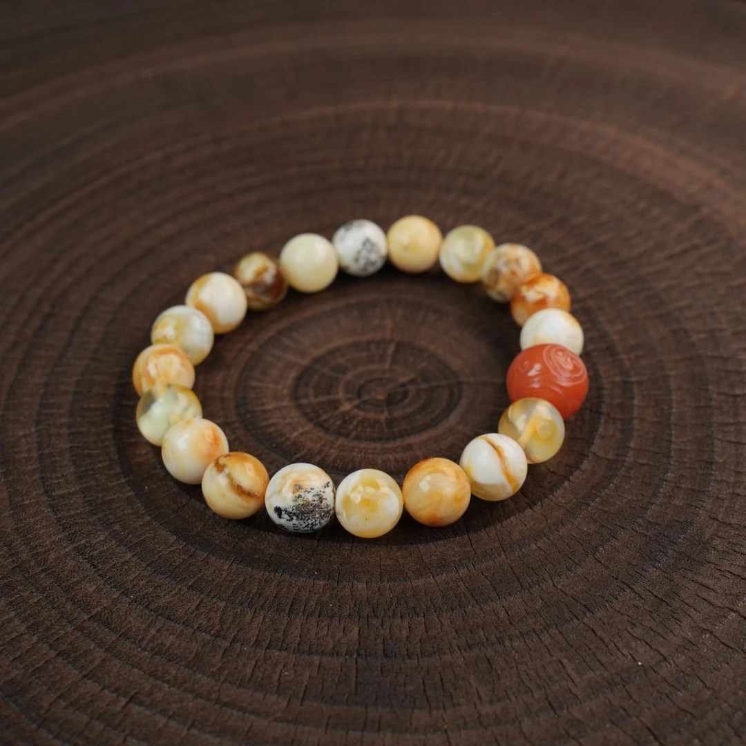 蜜蜡圆珠手串  C1194