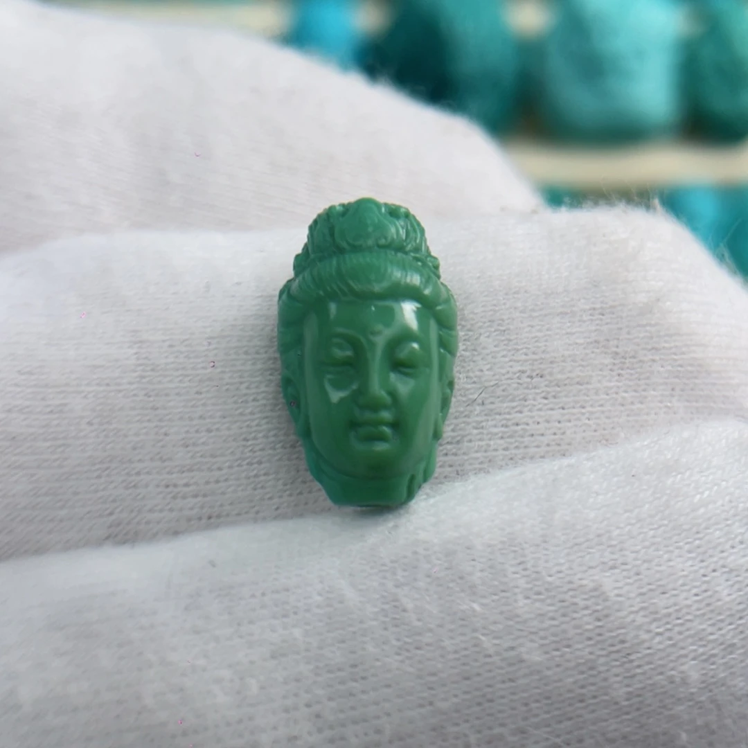 绿松石颈饰未镶嵌卡9.5-16-7.7