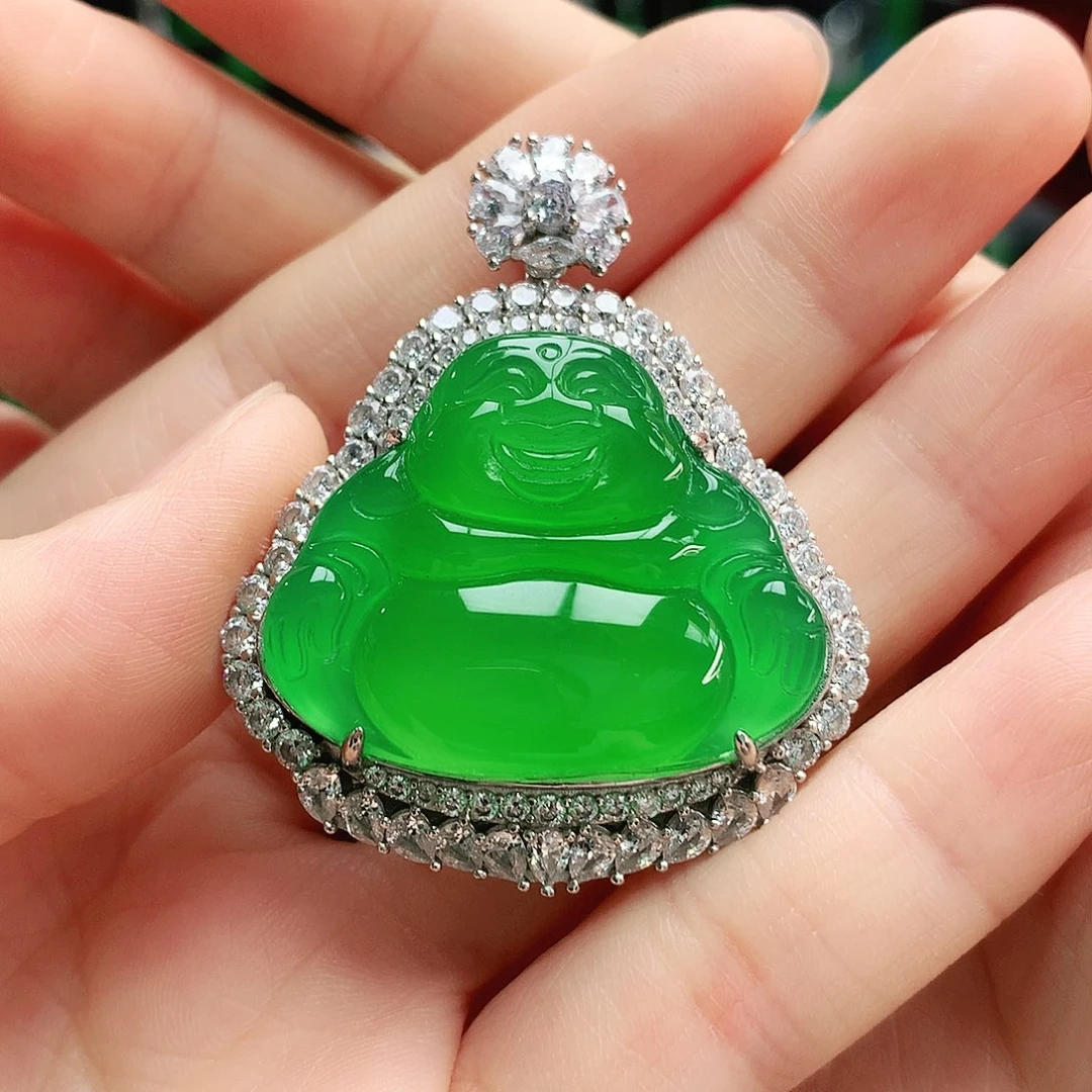 玛瑙/玉髓吊坠银S925镶嵌