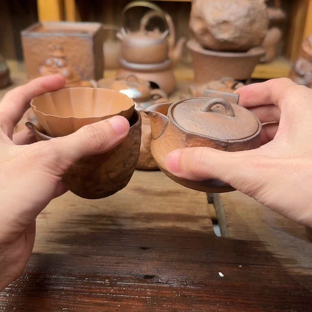 原矿老岩泥茶器系列