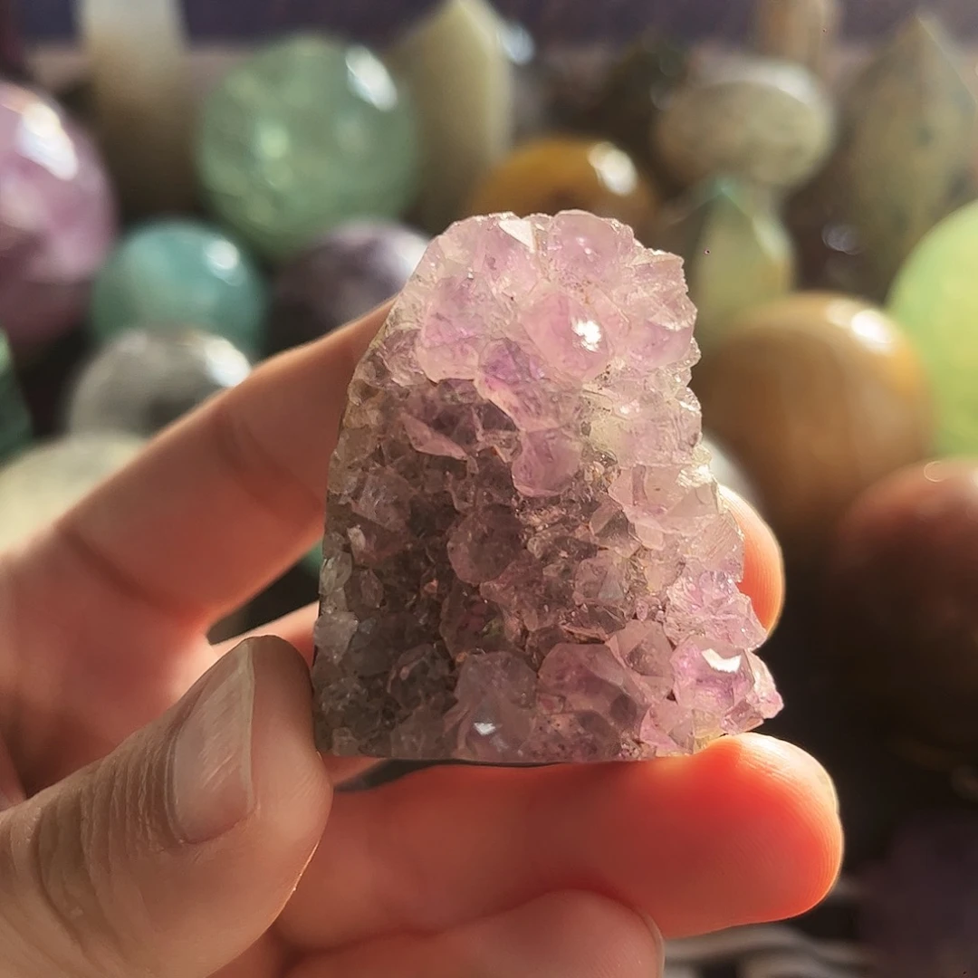 水晶天然水晶微瑕未镶嵌